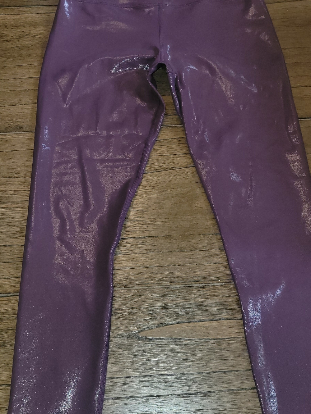 ZYIA Metallic Plum  Leggings